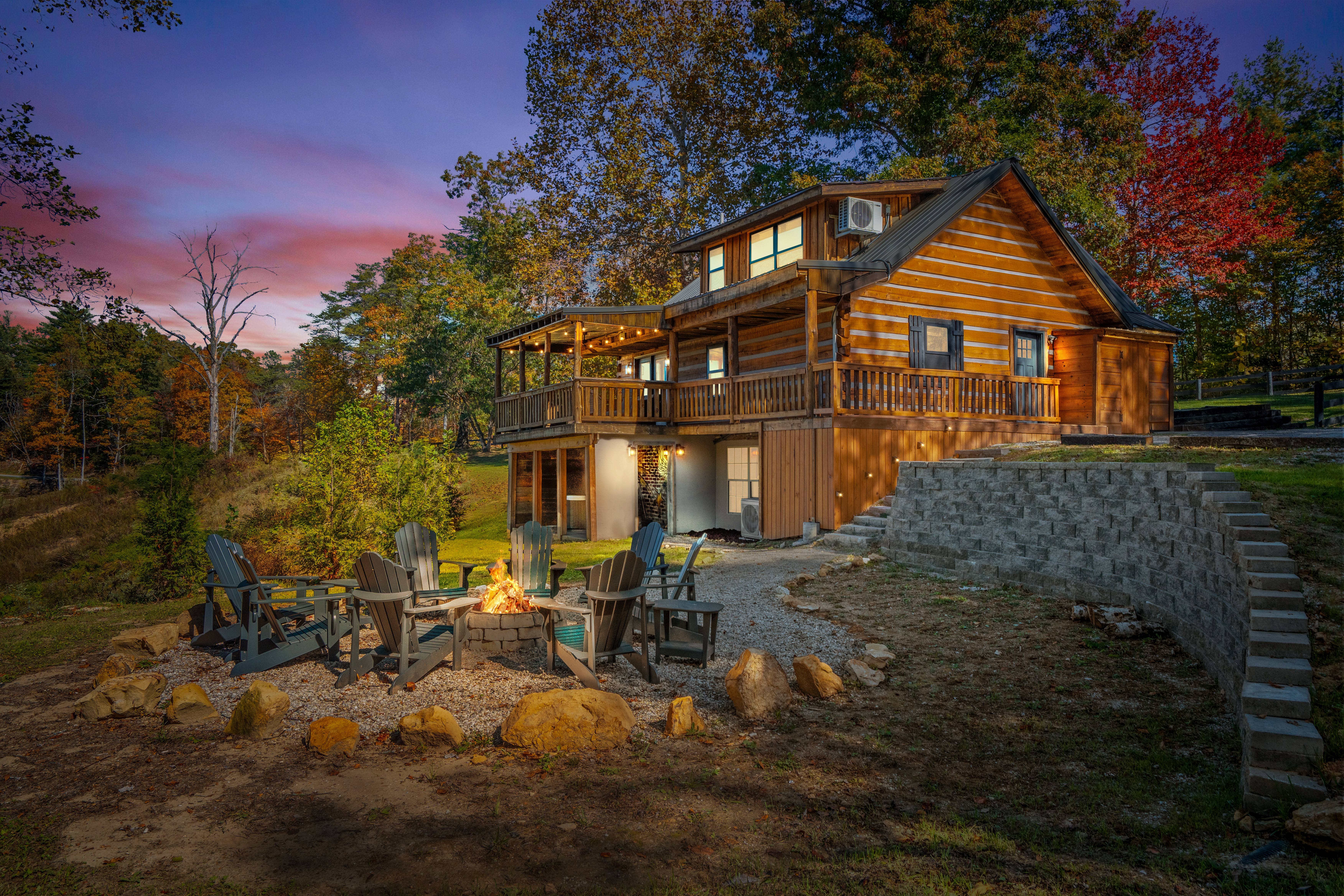 Beautifully managed cabin interior